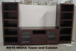 RHYS MEDIA Tower and Cabinet